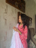 Gulabi Bandhej Set