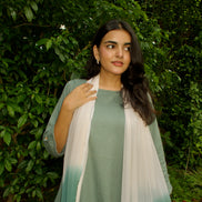 Sage Green Dip-Dyed