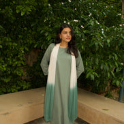 Sage Green Dip-Dyed