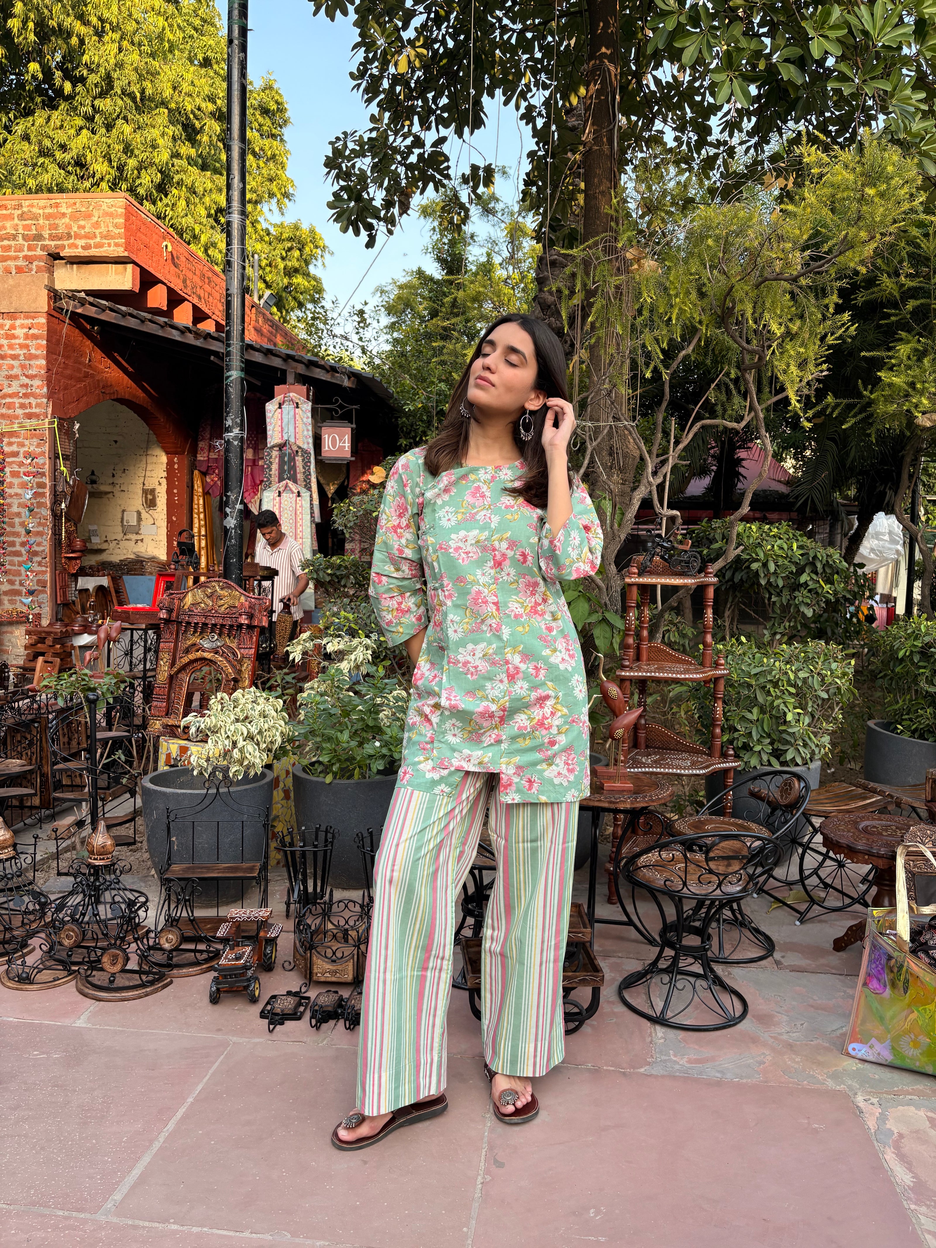 Mint Bloom Co-ord