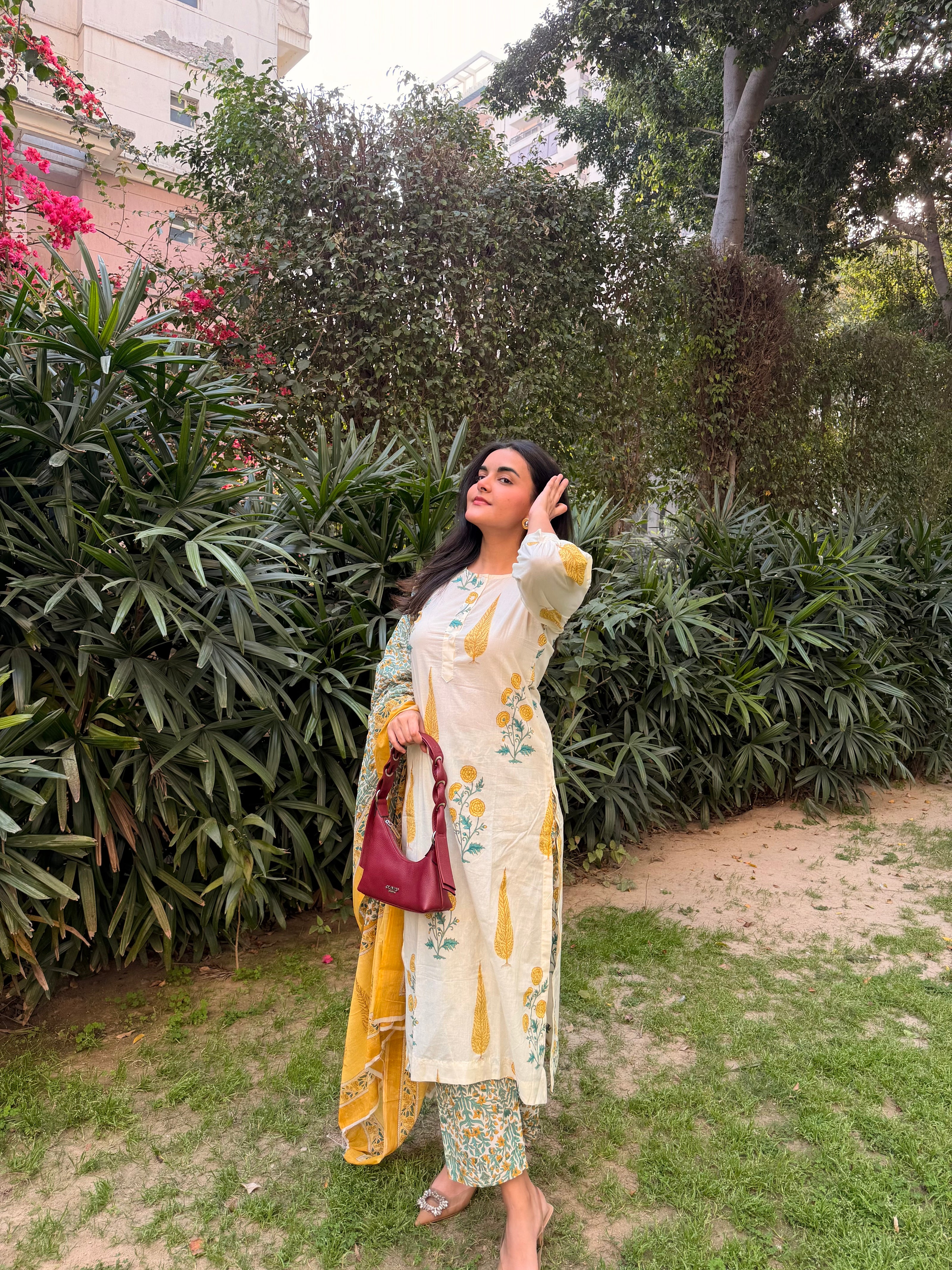 Golden Petal Suit