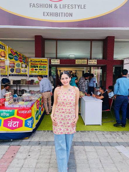 Pastel Bloom Kurti